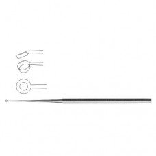 Buck Ear Curette Fig. 3 - Angled - Sharp Stainless Steel, 17 cm - 6 3/4" 